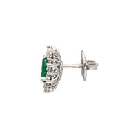 Vicenza - Piazzetta Palladio 2 - Orecchini Crivelli Donna SMERALDO in Oro bianco Smeraldo 1.51 Ct 326-BO-121 - 326-BO-121